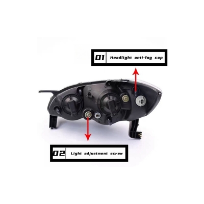 BYD F3 F3R 16.10- Συνδυασμός προβολέων αυτοκινήτων δεύτερης γενιάς με εύκολη εγκατάσταση